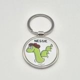 Round Metal Keyring NESSIE